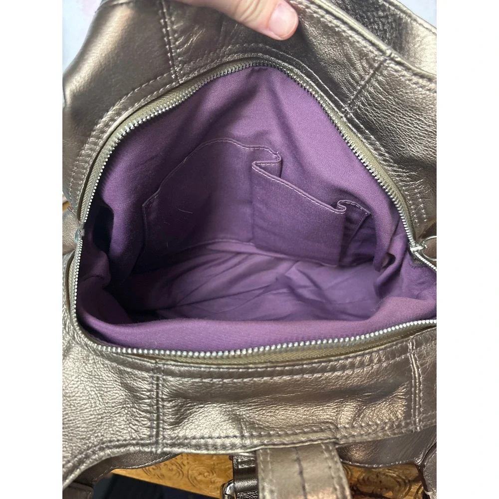 Coach Soho Lynn Hobo Shoulder Bag Metallic Finish style #F17092